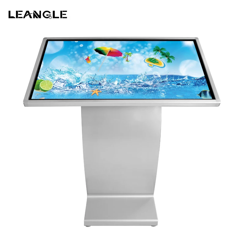 43-65 inch Interactive LCD display monitor Touch Screen K/S/T shaped kiosk information kiosk helpdesk kiosk bank kiosk
