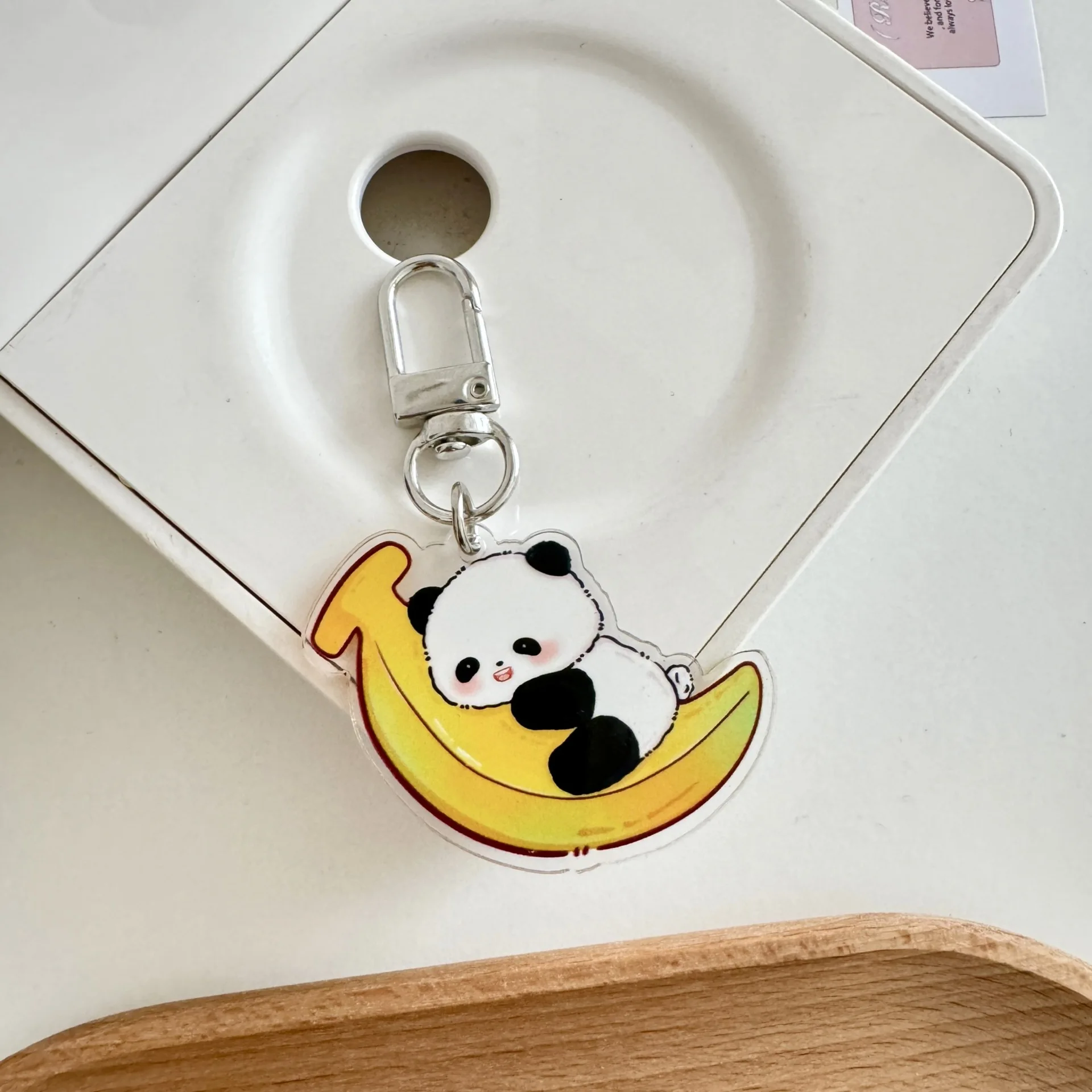 DIY Printing Acrylic Keychain Charms Custom Logo Acrylic Keychain Epoxy Holographic Acrylic Keychain Transparent Iron Plastic