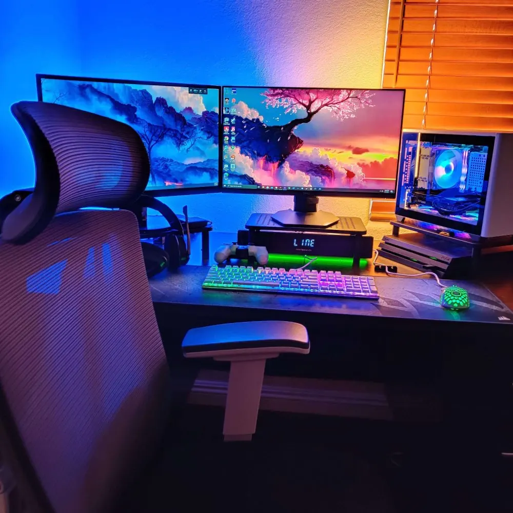 Desktop Interior Atmosphere Room Decoration Lights Gaming TV Light Bar RGBIC Smart LED Ambient Light Bar TV For Room TV