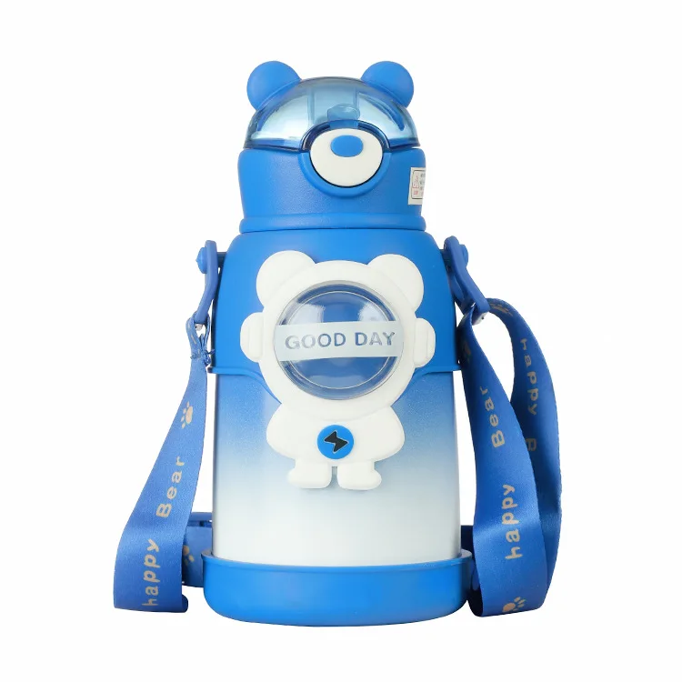 500ml Large Stainless Steel Insulated Water Bottles , Student Water Jug with BPA Free Spout Lid