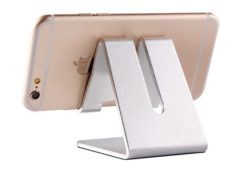 Versatile Aluminium Metal Desk Cell Phone Stand Mobile Phone Holders Table Desktop Tablet Mobile Phone Stand