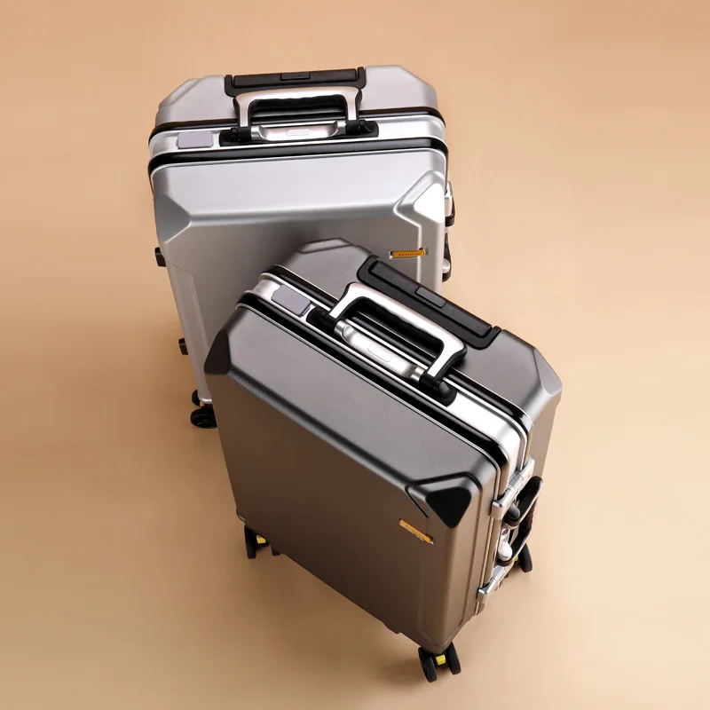 Factory  durable outdoor trip classic style  travel carry-on rolling luggage trolley  travel suitcases