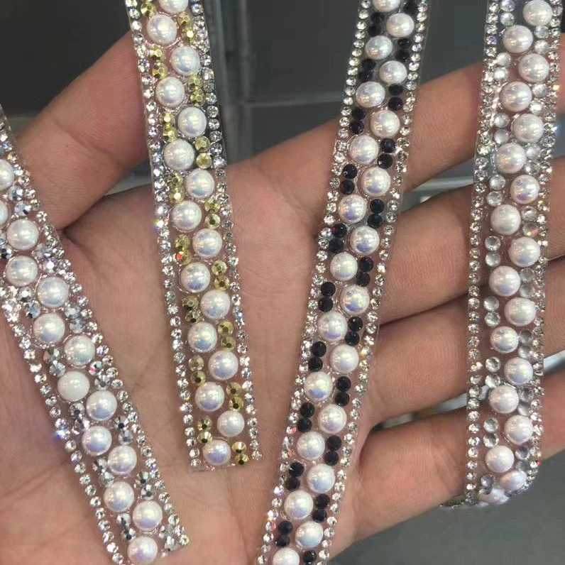 free DY iron on decorative fashion shiny silicome tape