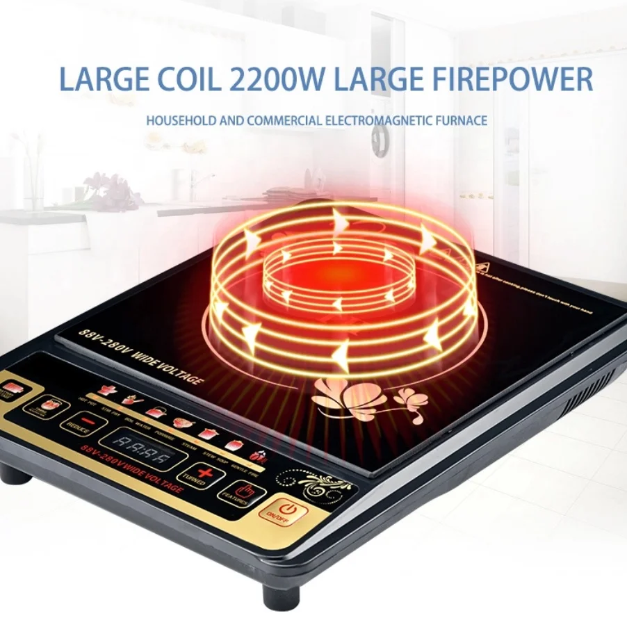 OPUR electric household 2000w infrared ceramic glass plate price mini induction stove single small induction cooker