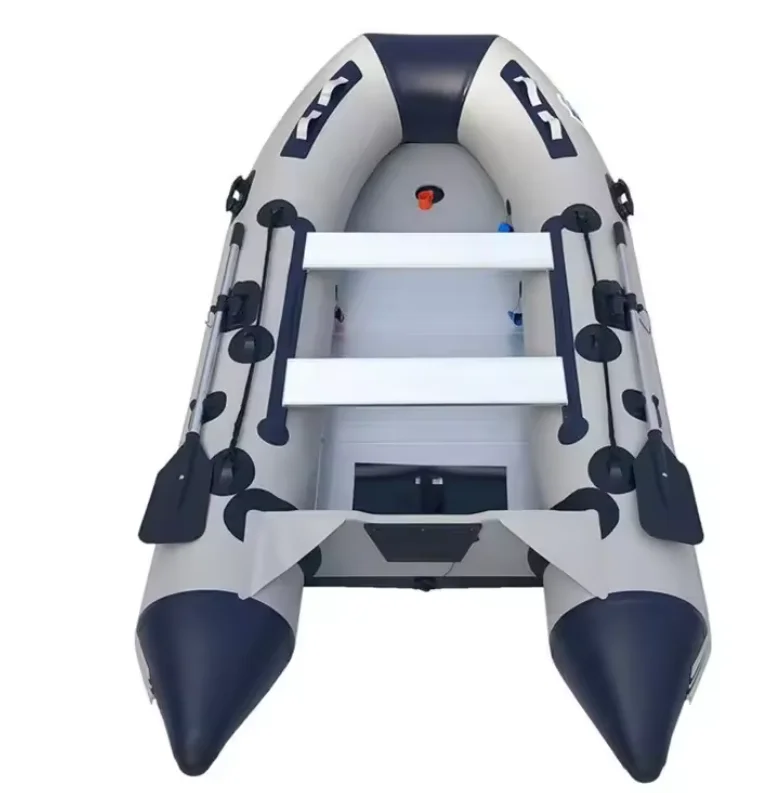 Thickened Impulse Boat with Aluminum Alloy Bottom and Wear-Resistant Rubber for Drifting and Inflatable Fishing Kayak