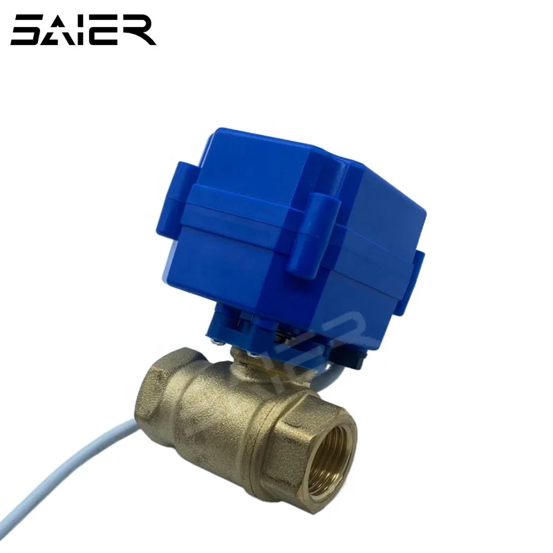 Motorized Valves Manufacturer 3-6v Motorized Ball Valve For Water Flow Control Electric Actuator Valve