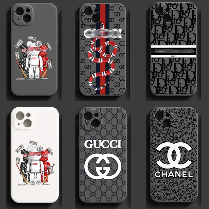 Custom LOGO Phone Case for iPhone 13 12 11 Pro XR X Xs Max 8 7 Mini Customize Brand Silicone Cases Soft Back Cover