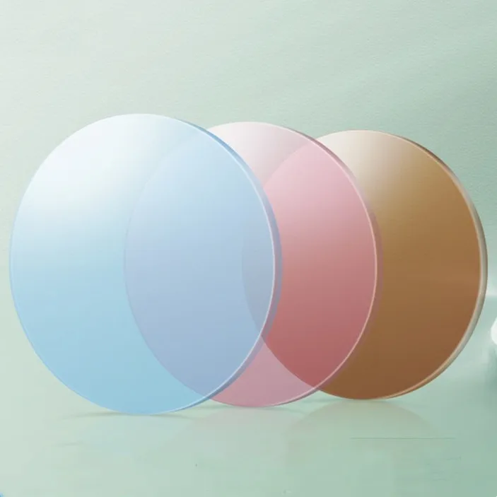 Fashionable 1.56 Anti Blue Light Photogrey Glass Optical lens  Photochromic Prescription Optical Lenses