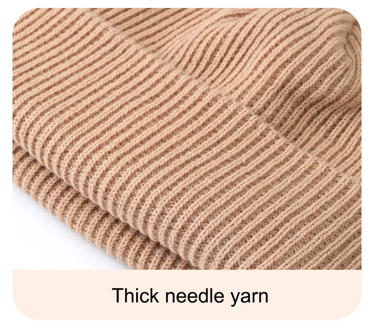 winter products 2023 Fashion new style winter soft wholesale custom pure color acrylic fibers beanie knit hats for child