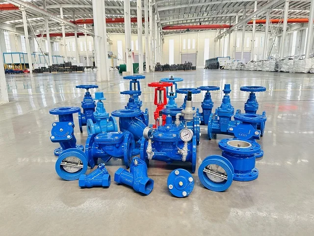 Brass nut on top DIN 3352 GGG50 GGG40 PN16 PN10 Ductile Iron Resilient Seal Gate Valve with brass