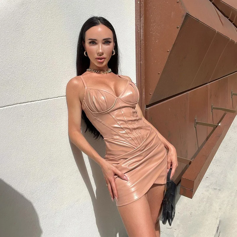 Boutiques Party Dress Evening Sling Sleeveless  Short Mini Dresses Sexy Short Mini Night Dress Women Lady Elegant Party Sexy