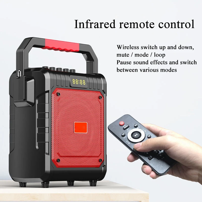 Оптовая продажа портативный усилитель дистанционного управления со встроенным аккумулятором беспроводной уличный караоке-аппарат