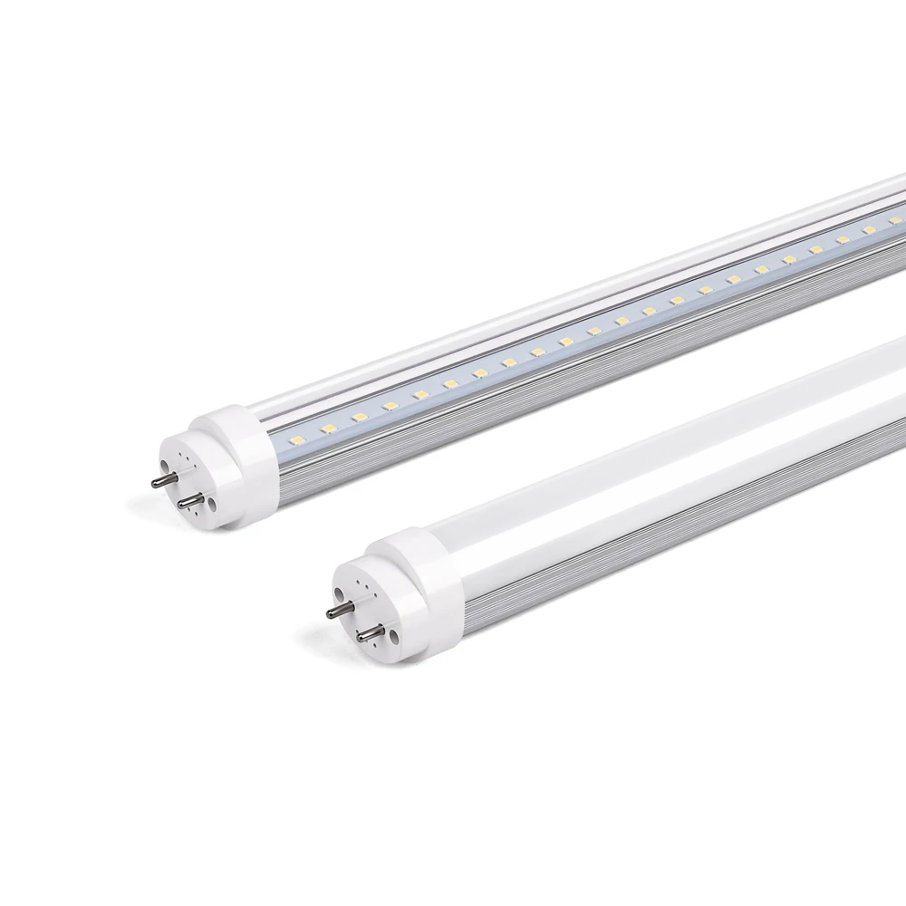 220 В 230 Type B G13 T8 трубки ip20 smd 2835 алюминиевый корпус 1200 мм 2 фута 4 8 футов 9 Вт 18 40 для внутреннего склада t8 Светодиодная лампа