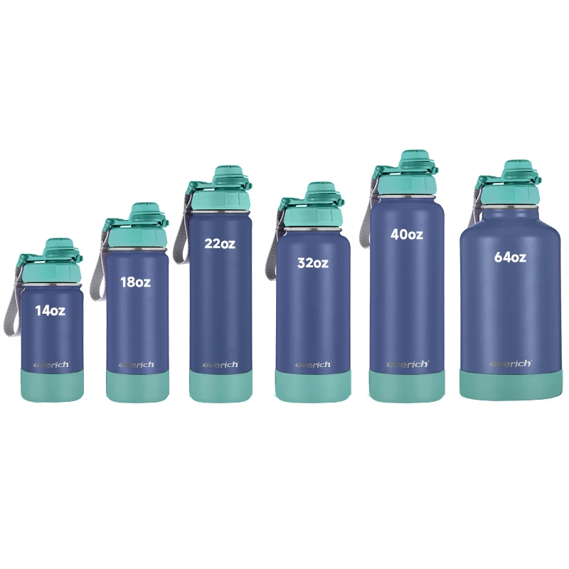 Custom Logo Lock Lid 32oz Double Walled Stainless Steel Vacuum Insulated Sports Water Bottle with Brush