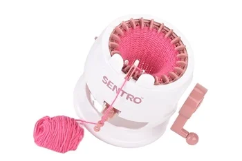 Hot Sell DIY Children Knitting Machine Double Needle Knitting Machine Needle Of Flat Kids Knitting Machine For Knitting Hat Sock