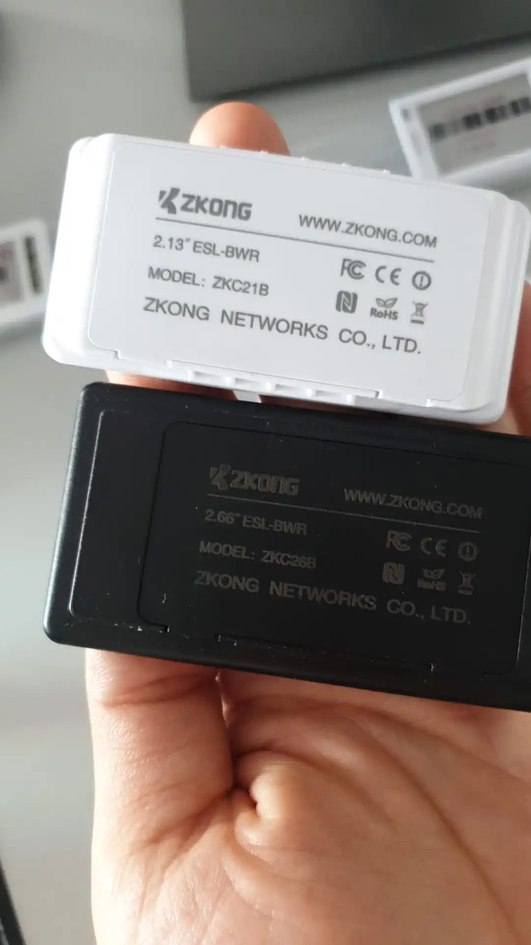 Manufacturer Origin Supplier 2.1 inch E ink ESL Wifi Small Size Price Weight Tag Label Digital Price Tags For Supermarket