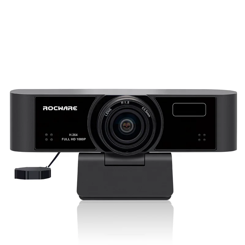  Rocware широкоугольная 1080P PC USB EPTZ веб-камера с АНКЕРОМ и микрофоном Автофокус HD Beauty Live stream камера для skype