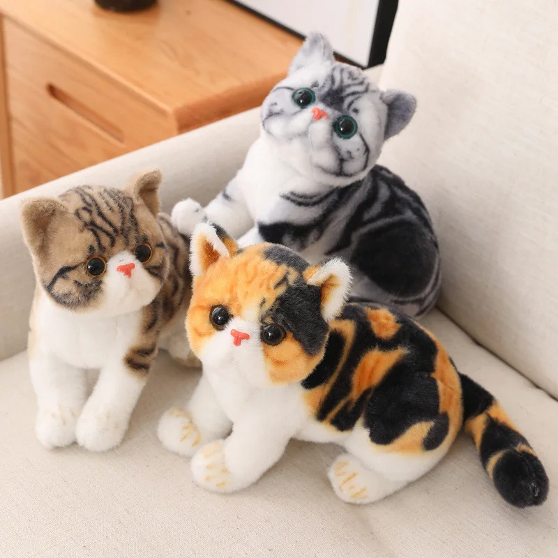 Новая популярная игрушечная игрушка для кошек милый маленький кот Плюшевая Кукла Детская Удобная подушка животных