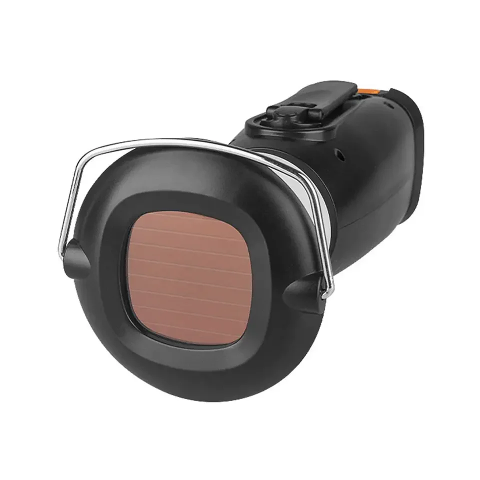 6 LED Solar and Dynamo Powered Camping Lantern USB Output phone charger Rechargeable brightness setting Solar emergency Lantern