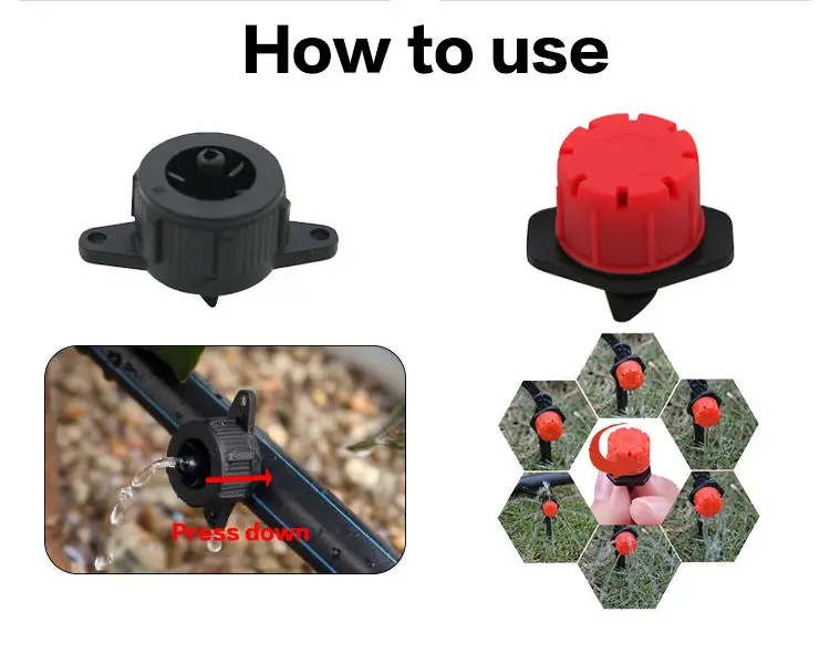 High Quality irrigation system mini ball valve connect pp pipe and dripper pipe