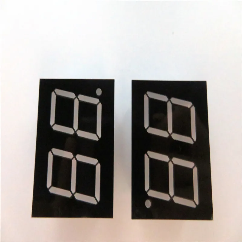 10 pins 2 digit 7 segment led display