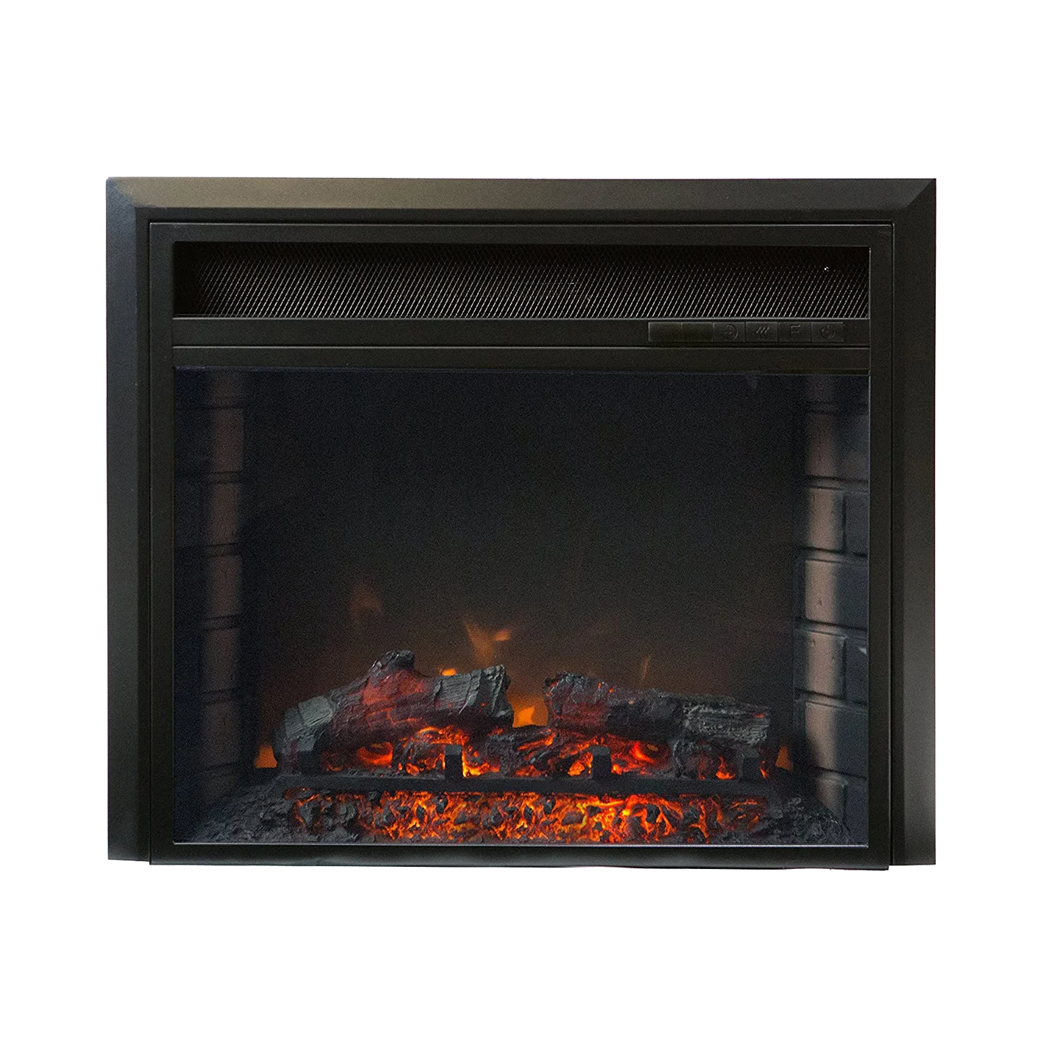 26 Inch chimenea electrica Blower Recessed Insert Decor Electric RV Fireplace Heater Indoor