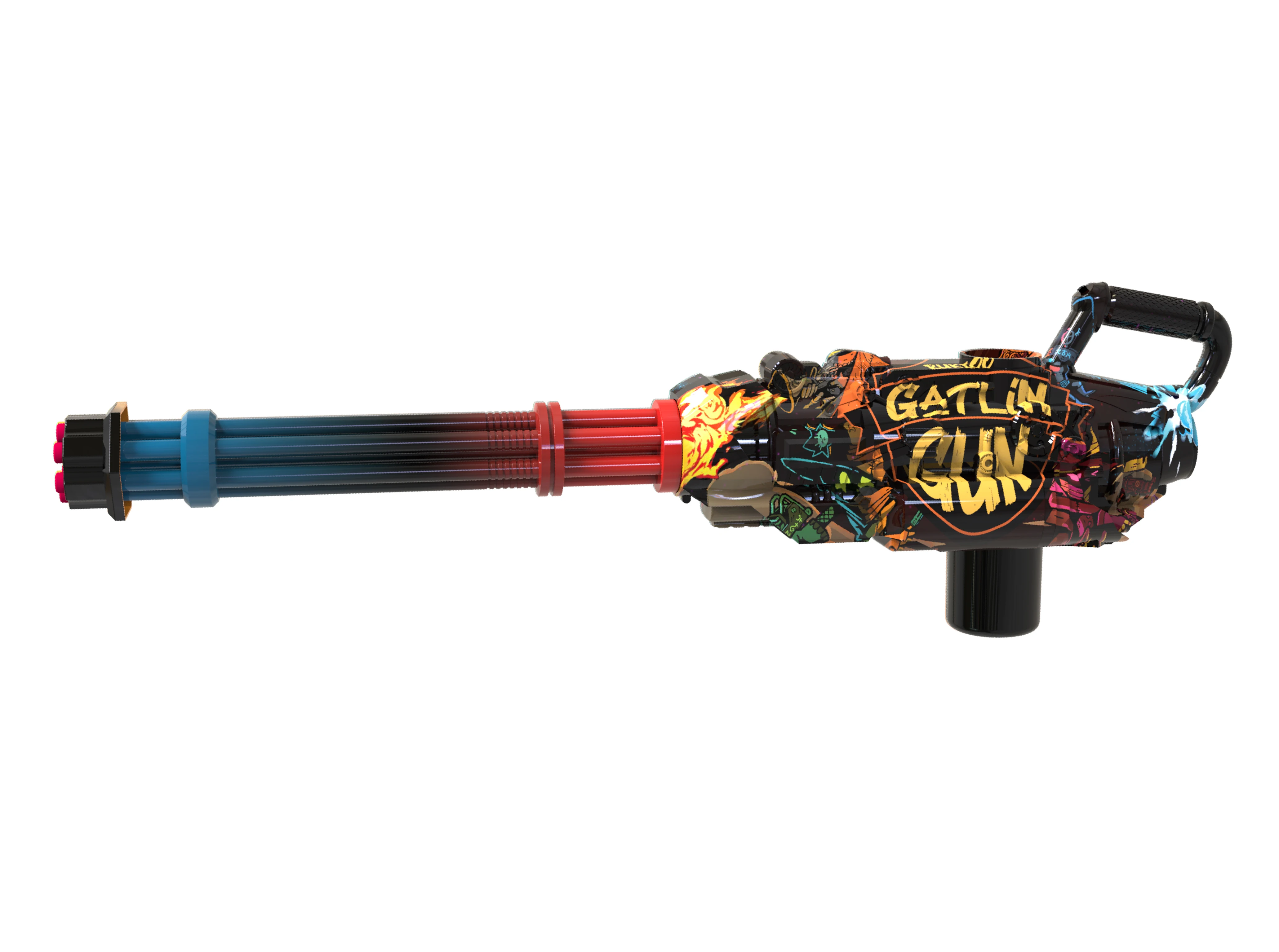 Rukioo Hot Sell Second Generation LED Nightclub Party Hookah Gatlin Machine Smoke Gun Thrower Pro Max