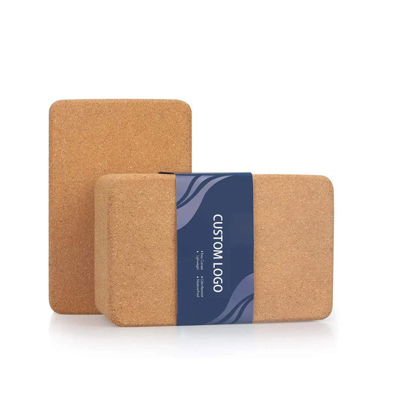 
Bamboo Wooden Yoga Block Organic Cork Brick cork sanding block 