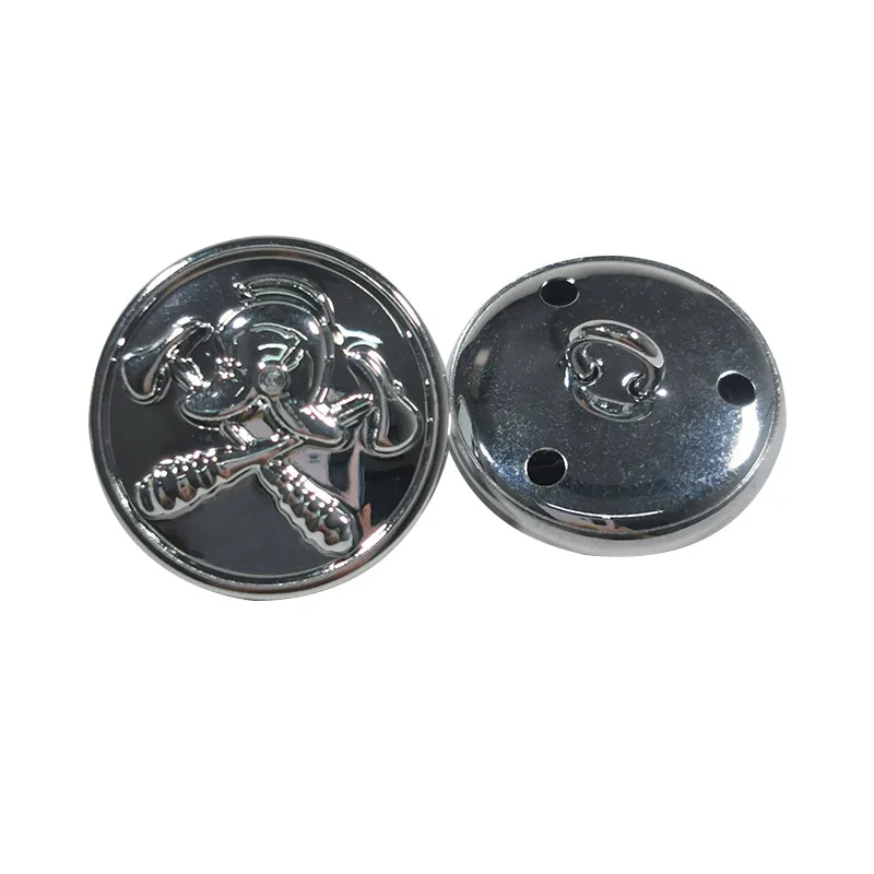 Wholesale Custom Vintage Zinc Alloy Decorative Suit Jacket Blazer Overcoat Round Metal Shank Uniform Buttons for Suit
