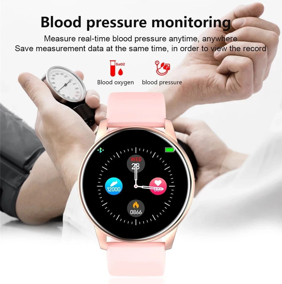 Fashion Android Smartwatch Unisex Men Health Fitness Watch Intelligent Touch Screen Sport Smart Watches