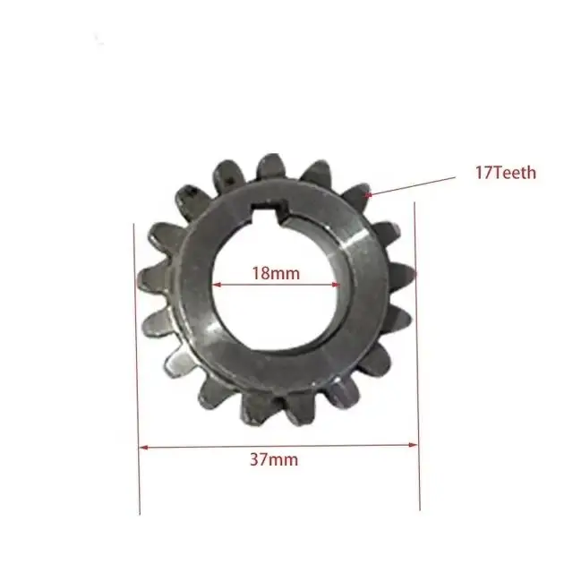 Changchai Jintan 170F air-cooled single cylinder diesel engine spare parts with 17 teeth driven teeth S-macro