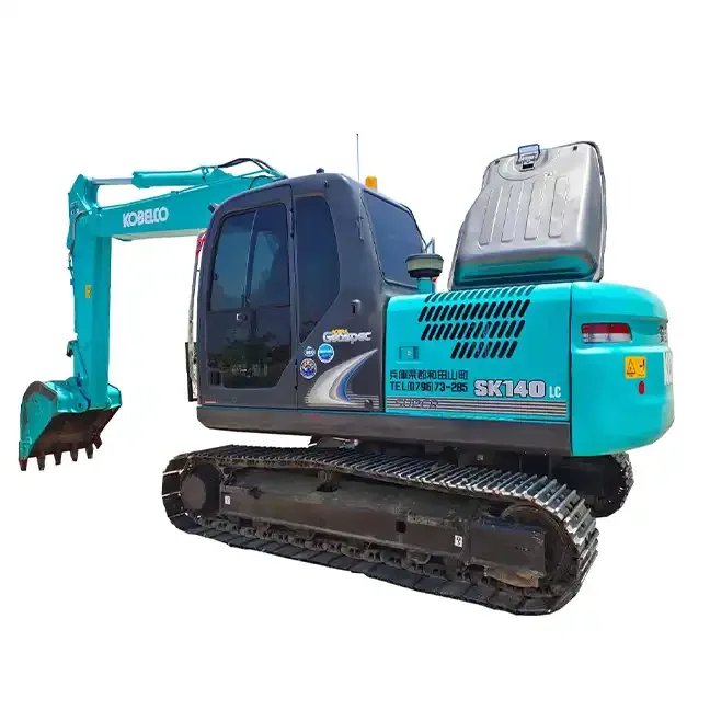Original Japanese-built Kobelco 140  Crawler Excavator Used SK55140 with Core Engine Motor & PLC for Sale