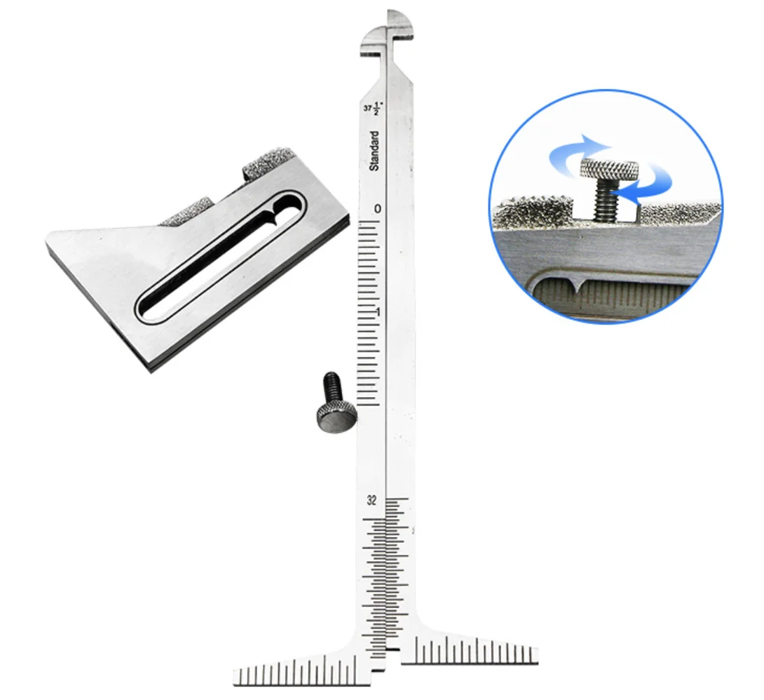 Stainless Steel Height Welding Gauge Calibrador de Soldadura Measuring Tool