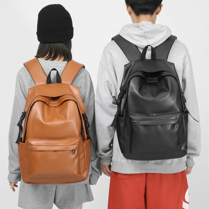 Wholesale Custom Laptop Backpack Bag Fashion Soft Leather School Bags laptop backpacks