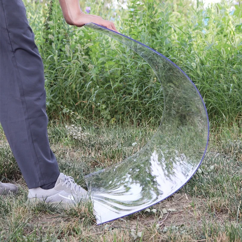 5mm 6mm Clear Greenhouse Roof Flat Polycarbonate Sheet Plastic Noise Barrier Solid Policarbonato Canopy Car Cover