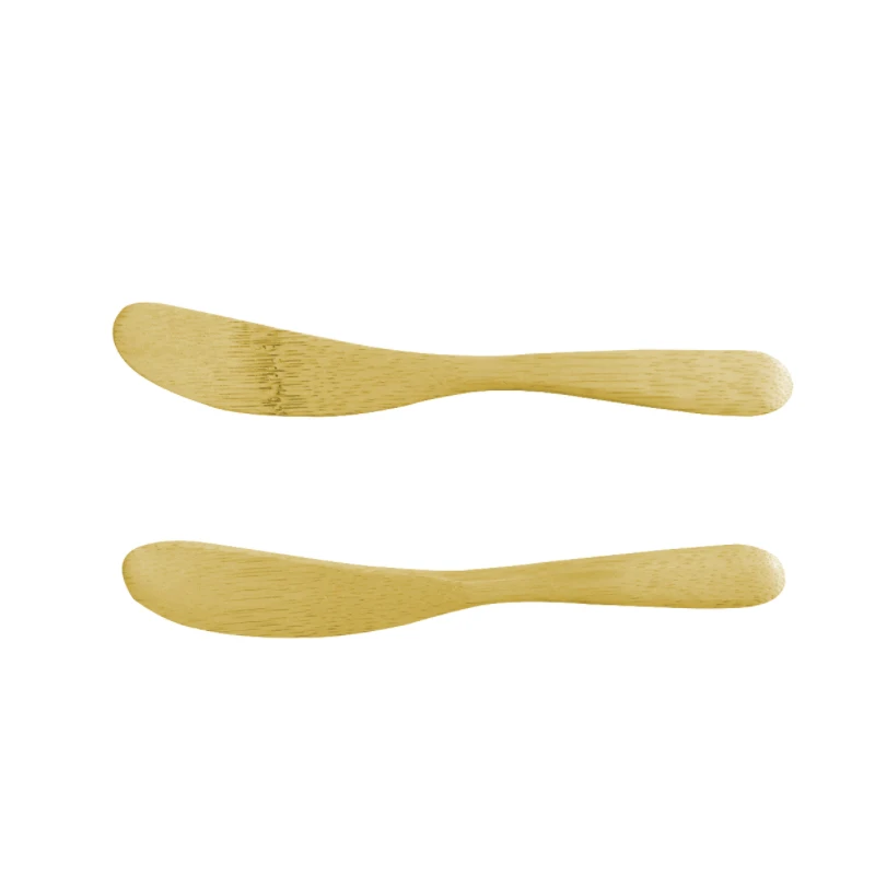 
Round handle Eco friendly Bamboo knife set Bamboo Cutlery Dessert Bamboo knife 