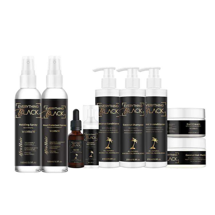 Custom Private Label Holding Spray Quick Drying Natural Wheat Protein Hairstyling Spray Spritz For Curly Frizzy Knotted Hair