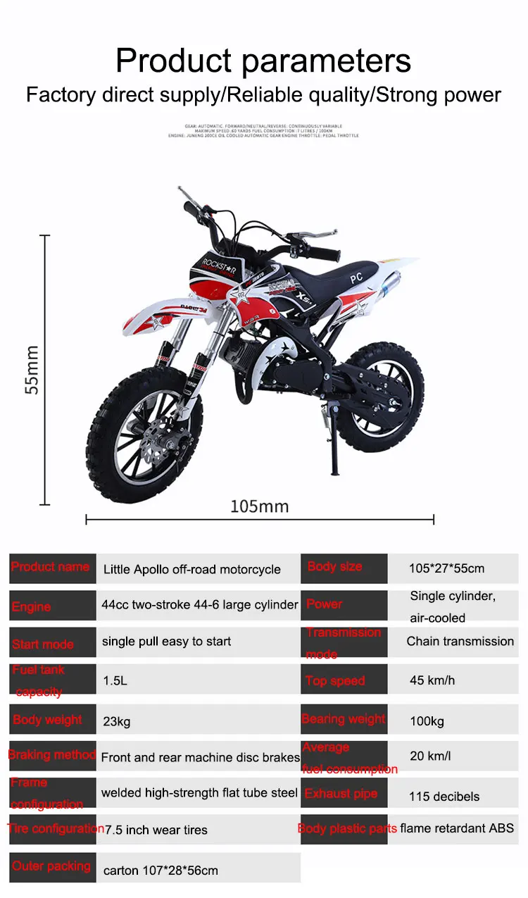 Endure Cross Dirt Bike 250Cc Motorcycle Pit Bike 250