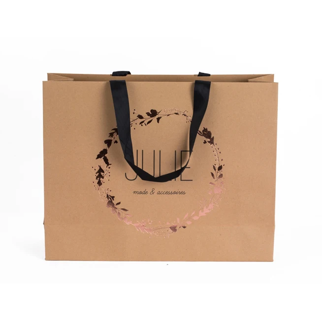 Recycled Luxury Paper Shopping Bag with Handle Custom Logo for Clothes Jewelry Shopping Gifts Packaging Bag OEM Offset Printing