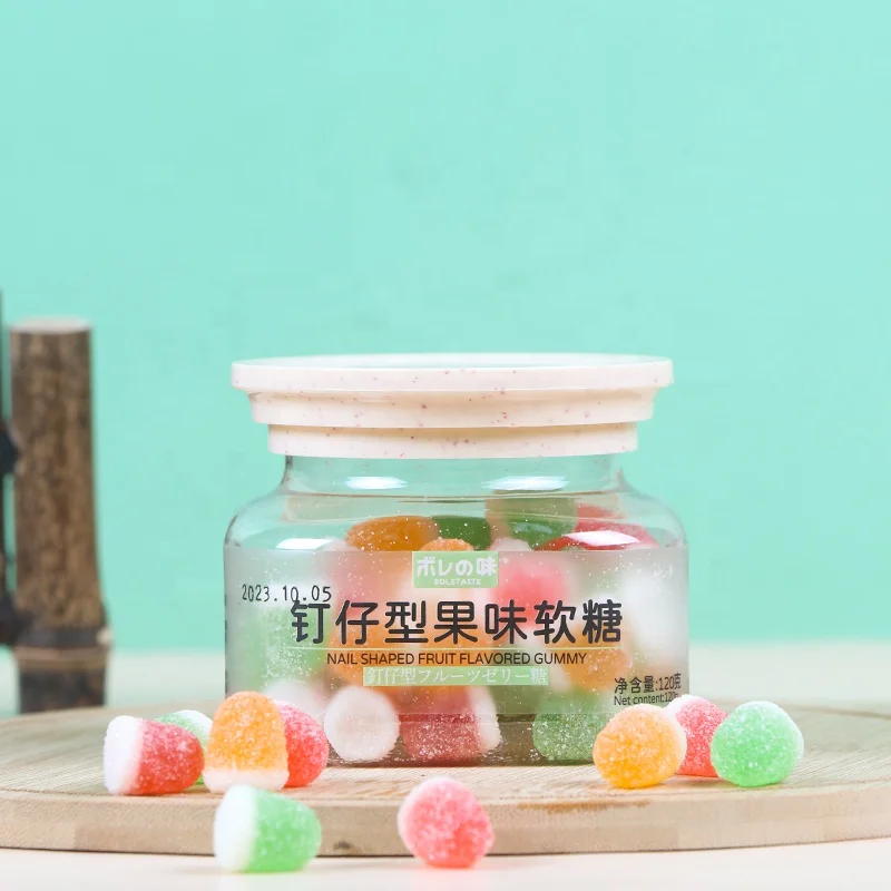 150g fruity Flavor Special Fruit Shape Gummy Juice Candy Variety of flavors Chinese snack Fudges Fruity candy Office snack gummy
