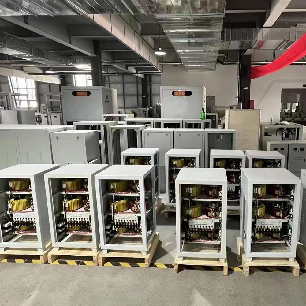 50 ква 60 кВА 380 В 220 трехфазный стабилизатор напряжения Svc серводвигатель Промышленный