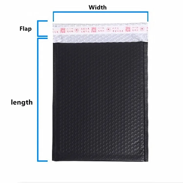 Customized Black Conductive PE film Composite Antistatic Film Bubble Bag for Transport protection