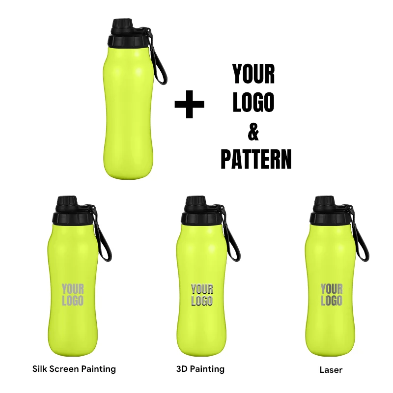 ODM 24oz Gourd Shape Custom Drink Bottle Vacuum Flask Stainless Steel Water Bottle With Custom Color And Lid