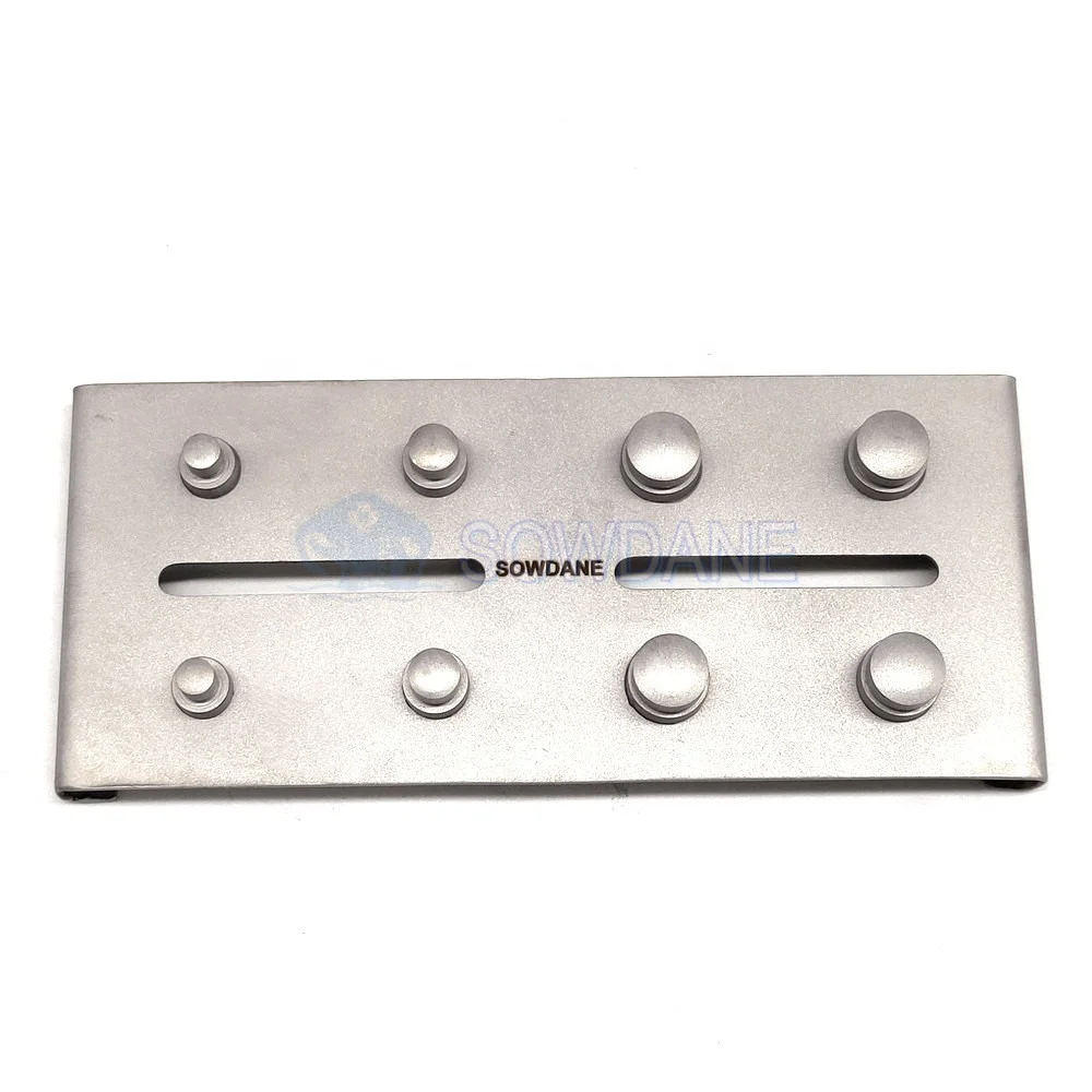 Dental Endodontic Rubber Dam Clamps Restorative Clips Holder dental Dam Clamp Sheets Stainless Steel Tray