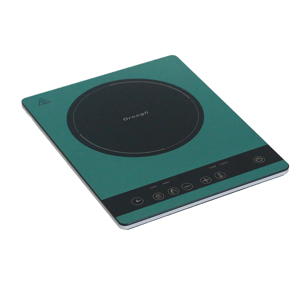Single Bunrer  Induction Cooker Stove Waterproof Black OEM Timer Electric  Source Household Hotel Plastic Pot Included