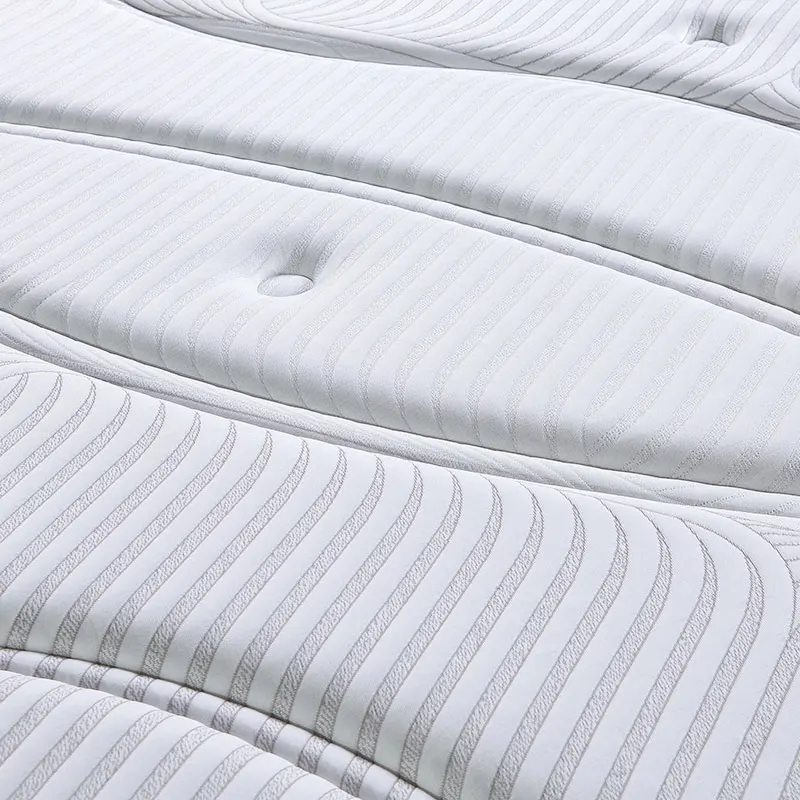 King Bedding Mattress Custom Size Roll Up Comfortable Memory Visco Gel Foam Luxury Spring Mattress With Ice Silk Fabric