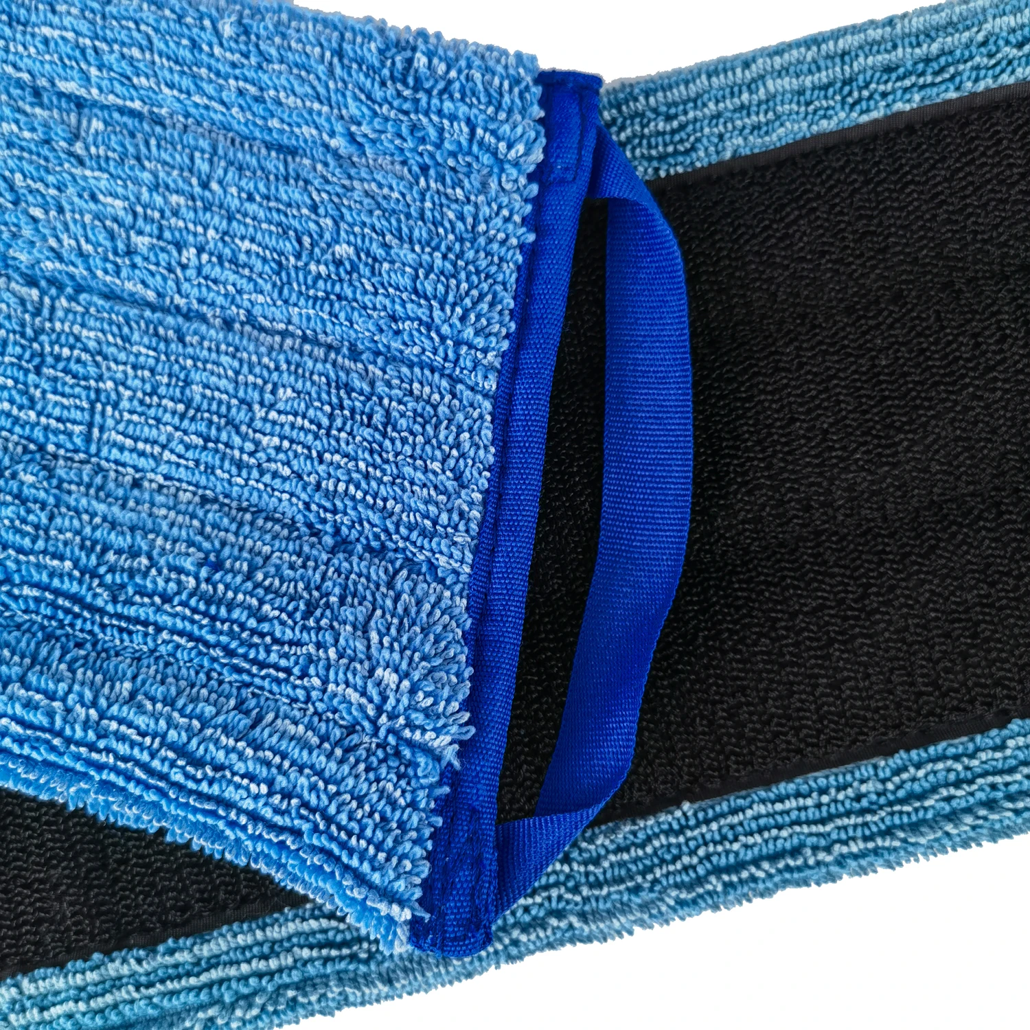 Household Warp Twisted Trapezoid Microfiber  Wet Reusable Flat  Floor Cleaning  Dust Refill 13*47cm   Mop Pad