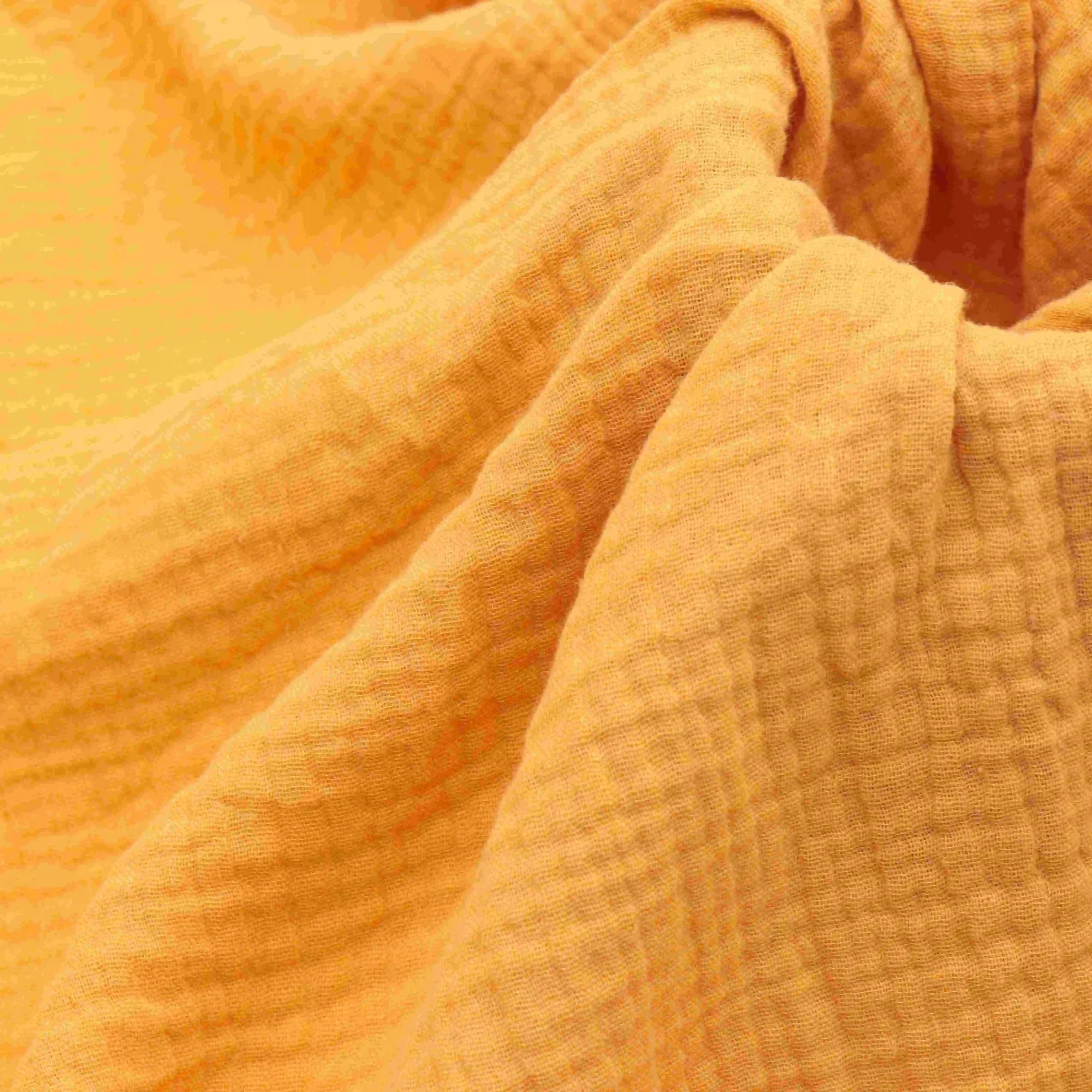 Китайская муслиновая вуаль kitenge двухслойная марлевая ткань с принтом Детский двойной креп органическая из чистого хлопка для одежды