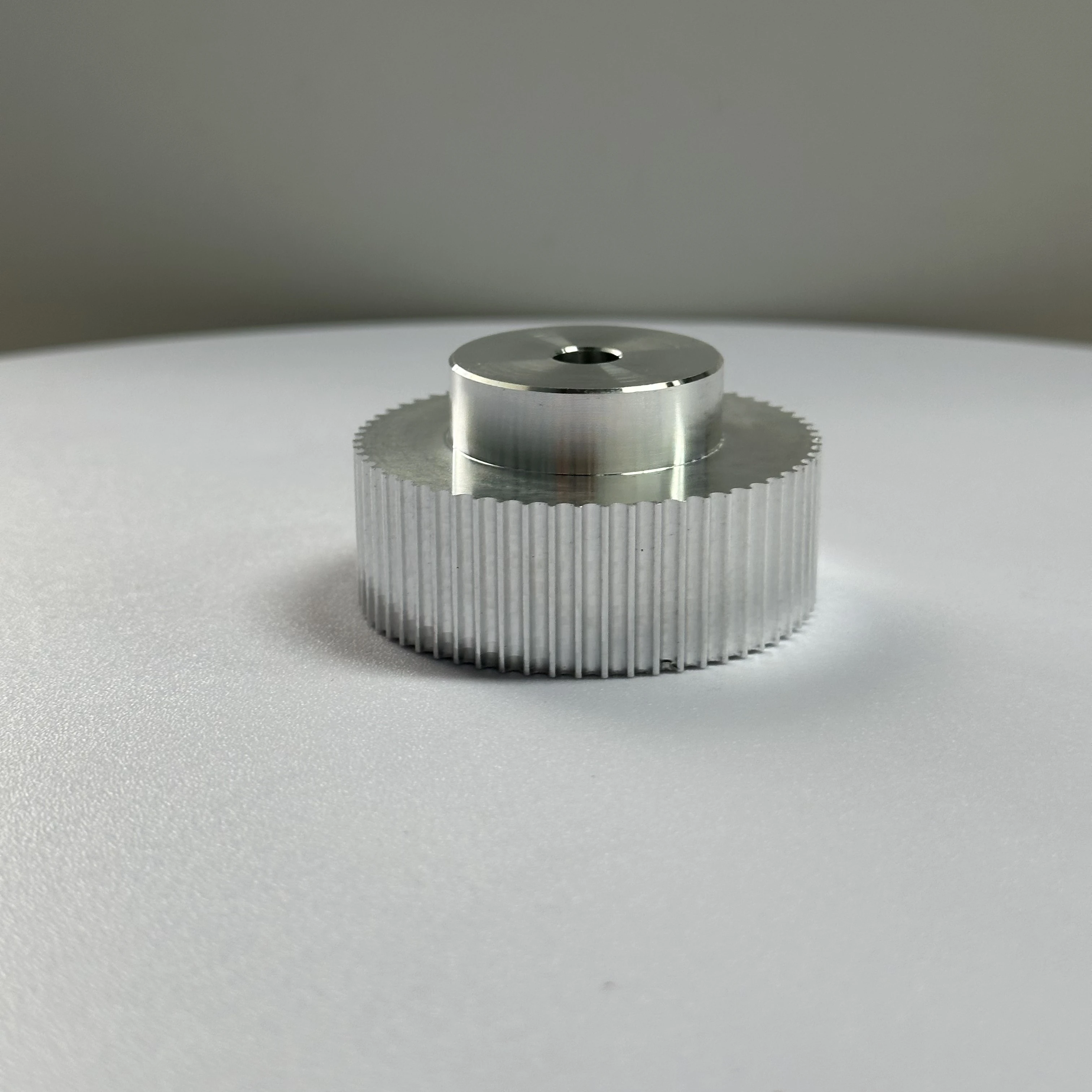 Newest Design OEM Premium High-end 60 Teeth Aluminum Timing Belt Pulley with a Hub