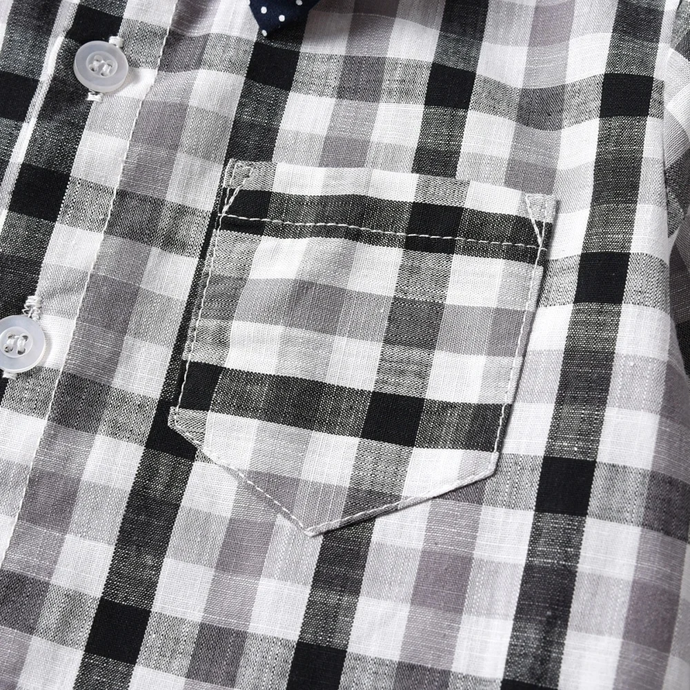 kids outdoor fashion clothes sets autumn babies shirt with overalls children luxury gentleman birthday party outfit sets